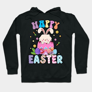 Happy Easter Bunny Seal Cute Egg Hunting Hoodie